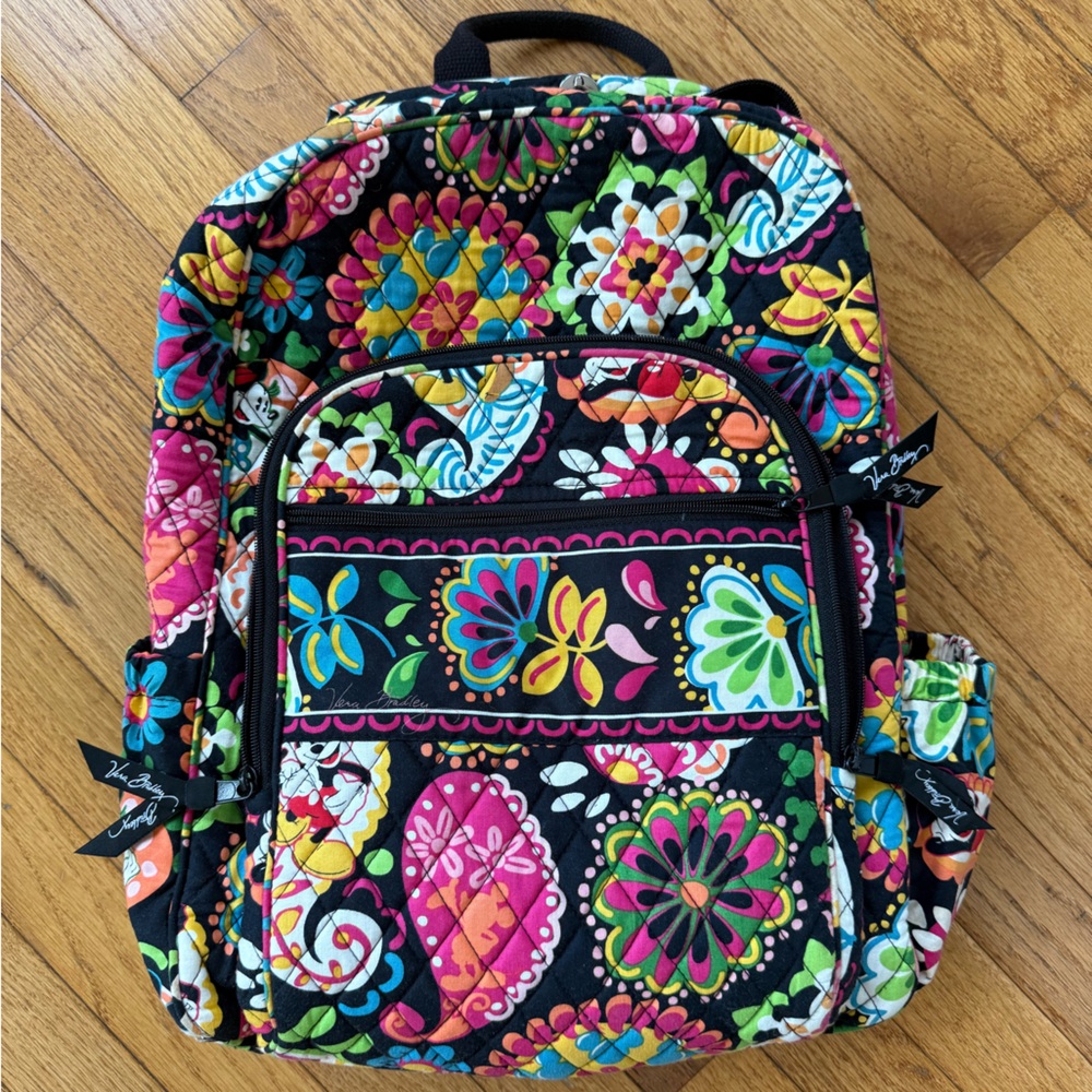 Vera Bradley Colorful Floral Backpack